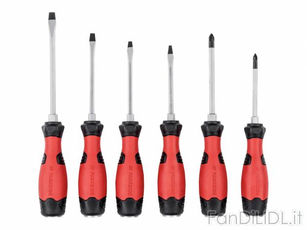 Set cacciaviti-scalpello Parkside, prezzo 6.99 € 
6 pezzi 
- Con punte magnetiche ...