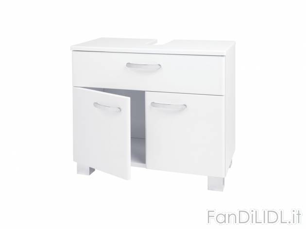 Mobiletto sottolavabo Livarno Living, prezzo 69.00 € 
- Con incavo per sifone ...