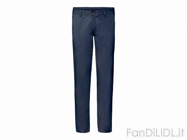 Pantaloni Chino Slim Fit da uomo Livergy, prezzo 9.99 &#8364; 
Misure: 46-54
Taglie ...