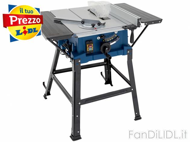 Sega circolare da banco Scheppach, prezzo 99.00 € 
- Lama inclinabile a piacere ...