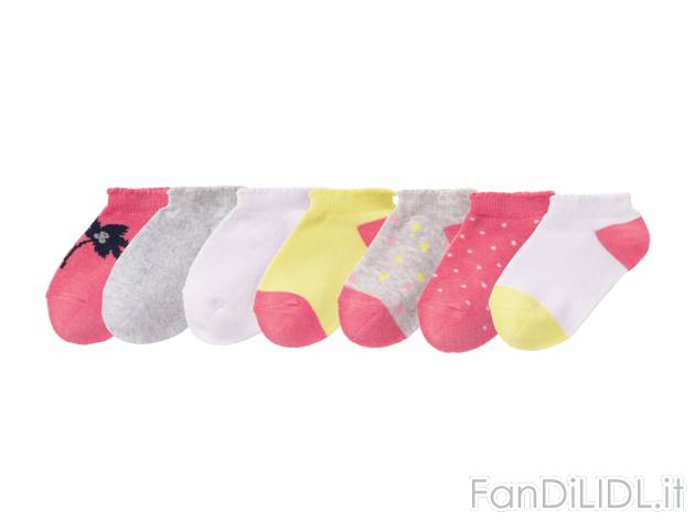 Calzini da bambina Lupilu, prezzo 3.99 &#8364; 
7 paia - Misure: 19-30
Taglie ...