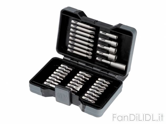 Set punte per trapano o set bit Parkside, prezzo 5.99 € 
15 o 37 pezzi
Caratteristiche

- ...