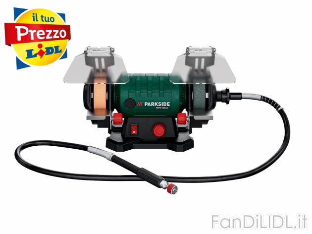 Smerigliatrice doppia con albero flessibile Parkside PDFW 120 A2, prezzo 29.99 € ...