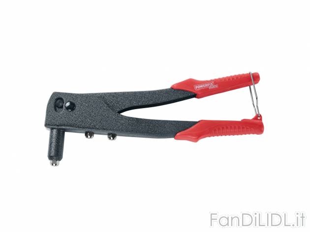 Set rivettatrice , prezzo 6.99 &#8364; per Al set 
- Incl. 3 punte per trapano ...
