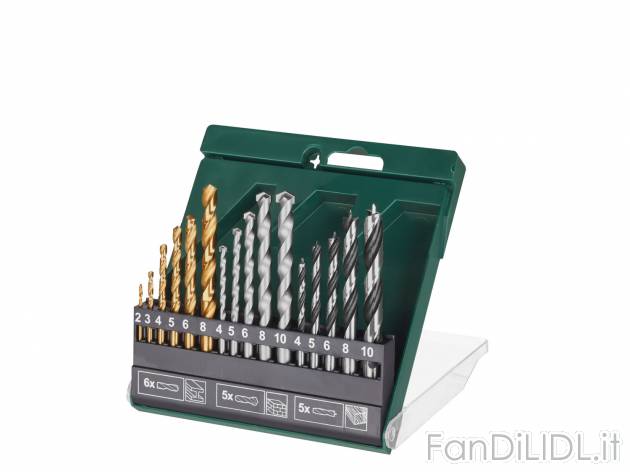 Set punte per trapano , prezzo 4.99 &#8364; per Al set 
16 pezzi:
- 6 punte ...