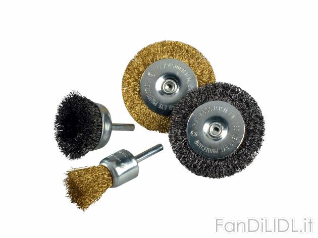 Set per lucidare o set spazzole metalliche , prezzo 4.99 &#8364; per Al set ...