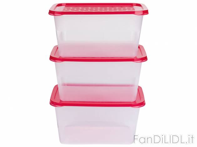 Set contenitori da cucina Ernesto, prezzo 2.99 &#8364; 
3, 4 o 5 pezzi 
- Termoresistenti ...