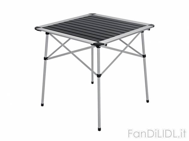 Tavolo pieghevole da campeggio Crivit, prezzo 24.99 € 
- Montaggio rapido grazie ...