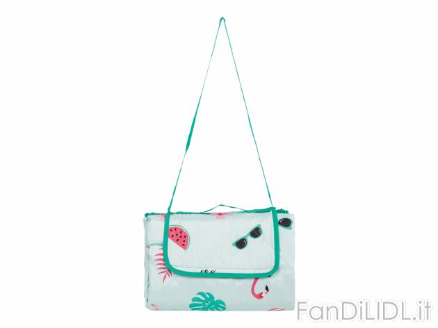 Coperta per pic-nic Crivit, prezzo 11.99 € 
200 x 200 cm 
- Parte inferiore ...