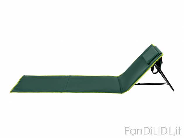 Materassino da campeggio con schienale Crivit, prezzo 9.99 € 
- Con tasca e tracolla
- ...