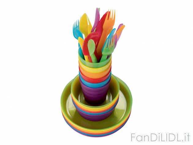 Posate, bicchieri, piatti o ciotole riutilizzabili Ernesto, prezzo 2.49 &#8364; ...
