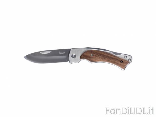 Coltellino tascabile Crivit, prezzo 4.99 &#8364; 
- Con lama in acciaio
- Dispositivo ...