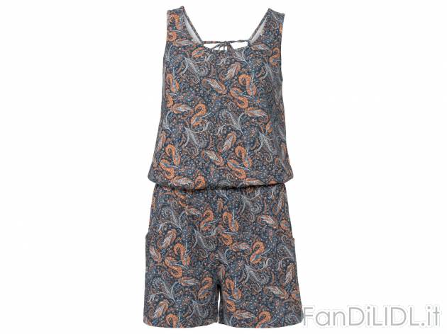 Tuta intera corta da donna Esmara, prezzo 7.99 &#8364; 
Misure: S-L
Taglie disponibili
 ...