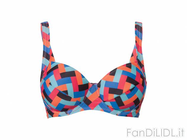 Reggiseno-bikini conformato da donna Esmara, prezzo 4.99 € 
Misure: 5C-8C
Taglie ...