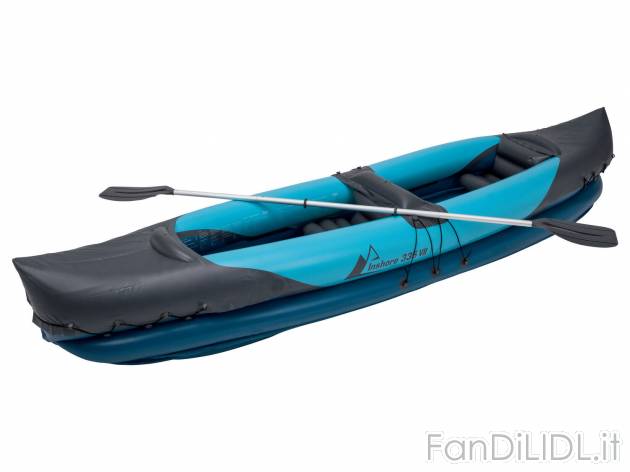 Kajak gonfiabile Crivit, prezzo 59.00 € 
- Sistema a 5 camere d&#039;aria ...