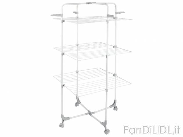 Stendibiancheria a torre AquaPur, prezzo 19.99 &#8364; 
- 3 piani richiudibili ...