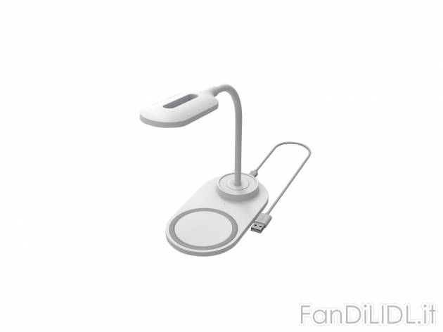 Luce LED con caricatore wireless o luce per videochiamata flessibile Digipower, ...