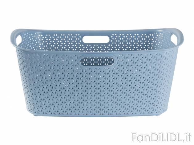Cesto portabiancheria Curver, prezzo 4.99 &#8364; 
47 L
Caratteristiche

- 3 ...