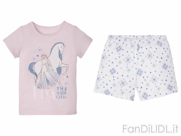 Pigiama corto da bambina Frozen, Minnie Mouse, Gli Aristogatti Oeko-tex, prezzo ...