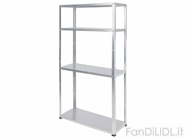 Scaffale in metallo con 4 ripiani Parkside, prezzo 19.99 &#8364; 
- Protezione ...