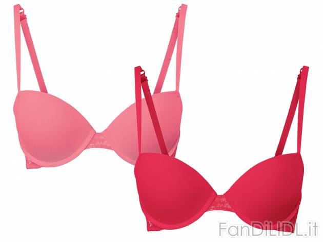 Reggiseno Push Up con pizzo Esmara, prezzo 8.99 &#8364; 
2 pezzi - Misure: 3B-5C
Taglie ...