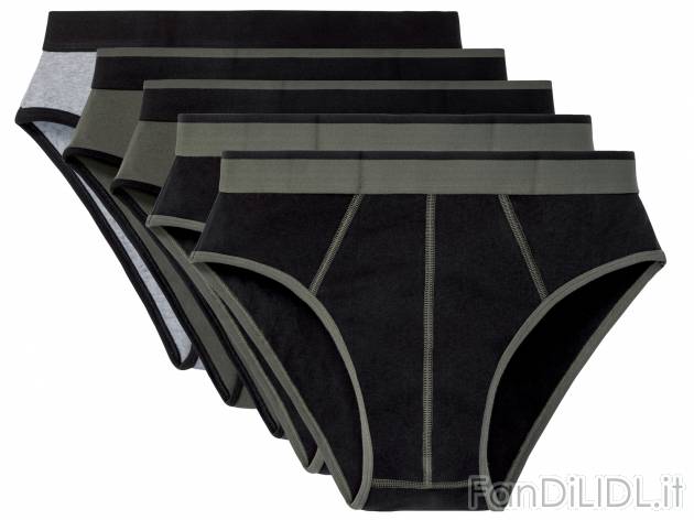 Slip da uomo Livergy, prezzo 8.99 &#8364; 
5 pezzi - Misure: M-XL
Taglie disponibili

Caratteristiche

- ...