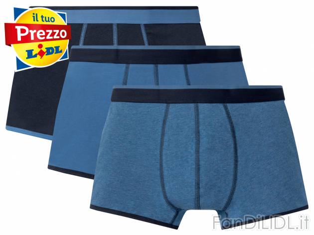 Boxer da uomo Livergy, prezzo 6.99 &#8364; 
3 pezzi - Misure: M-XL
Taglie disponibili

Caratteristiche

- ...
