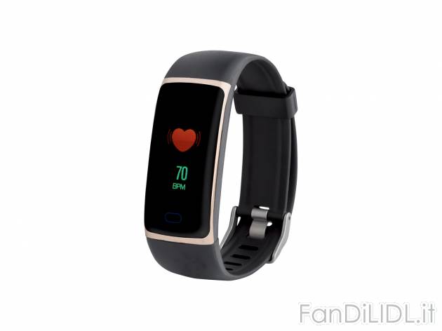 Braccialetto activity tracker Silvercrest, prezzo 27.99 &#8364; 
App gratuita ...