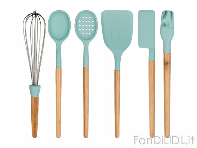 Utensile da cucina in silicone e bambù Ernesto, prezzo 2.49 &#8364; 

Caratteristiche
 ...