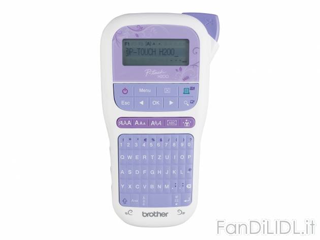 Etichettatrice P-touch Brother, prezzo 39.99 &#8364; 
- 6 font, 309 simboli ...