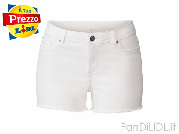 Shorts in jeans da donna Esmara, prezzo 6.99 &#8364; 
Misure: 38-48
Taglie disponibili

Caratteristiche

- ...