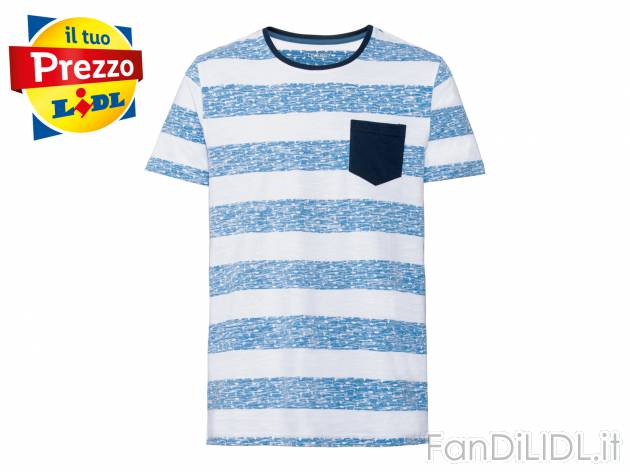 T-shirt da uomo Livergy, prezzo 3.99 &#8364; 
Misure: S-XL 
- Puro cotone
Prodotto ...