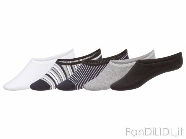 Salvapiedi da uomo Livergy, prezzo 3.79 &#8364; 
5 paia - Misure: 39-46
Taglie ...