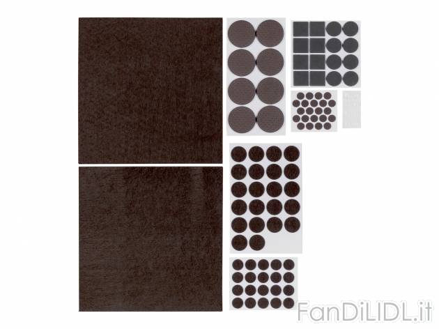Set feltrini/protezioni adesive/cunei fermaporta , prezzo 1.49 &#8364;