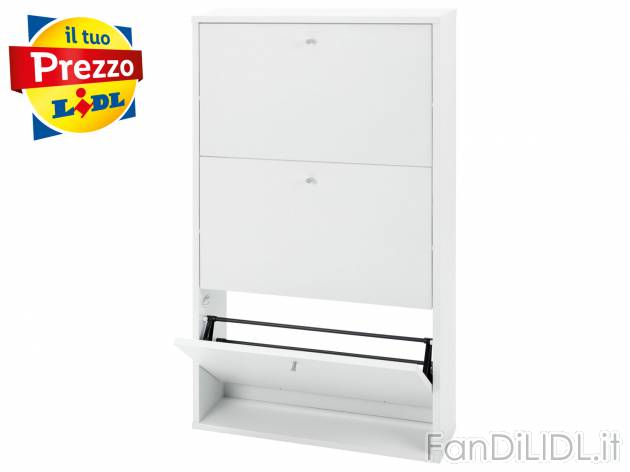 Scarpiera a 3 scomparti Fsc, prezzo 27.99 € 
- Materiale di montaggio incluso
- ...