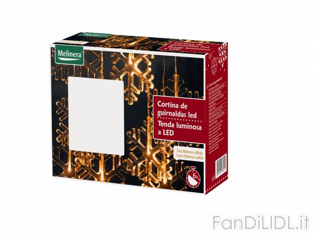 Tenda luminosa LED , prezzo 9.99 &#8364; per Alla confezione 
- Per ambienti ...