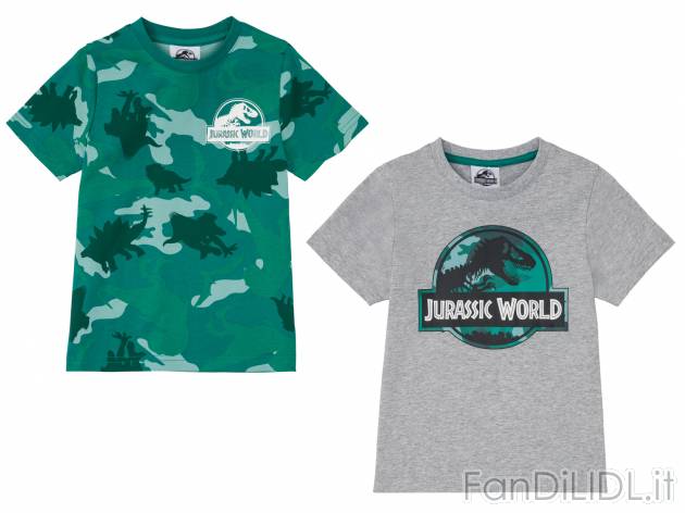 T-Shirt da bambino , prezzo 5.99 € 
2 pezzi - Misure: 2-10 anni 
- 
Puro cotone
Taglie ...