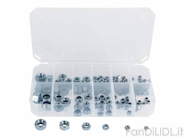 Set ganci, rondelle o dadi esagonali Parkside, prezzo 2.79 &#8364;  

Caratteristiche