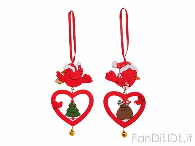 Decorazioni natalizie in legno , prezzo 0.99 &#8364; per Alla confezione 
- ...