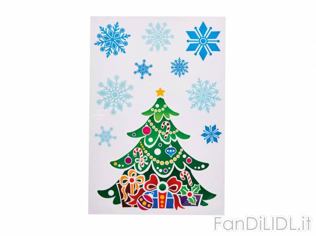 Adesivi natalizi per finestre , prezzo 0.99 &#8364; per Alla confezione 
- ...