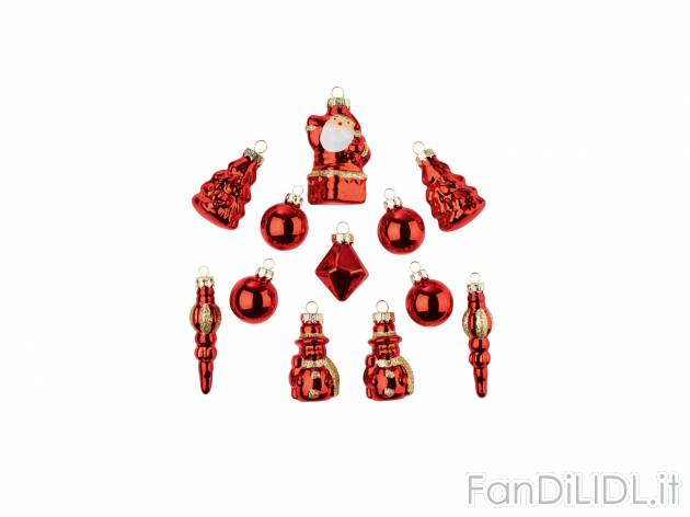 Decorazioni in vetro per albero di Natale , prezzo 3.99 &#8364; per Alla confezione ...