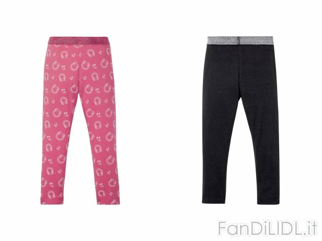 Leggings da bambina Lupilu, prezzo 4.99 &#8364; 
2 pezzi - Misure: 1-6 anni
Taglie ...