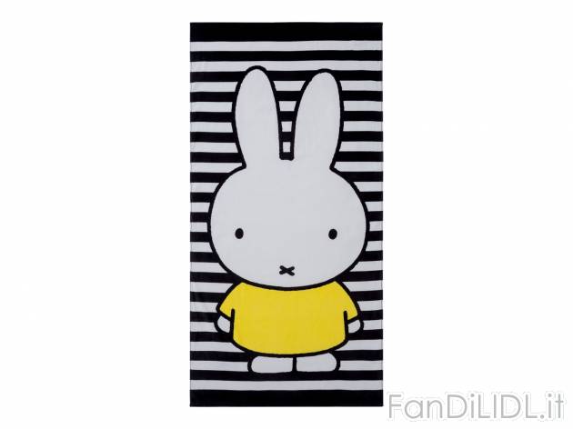 Telo mare Miffy, prezzo 9.99 &#8364; 
75 x 150 cm 
- Puro cotone
Prodotto sostenibile ...