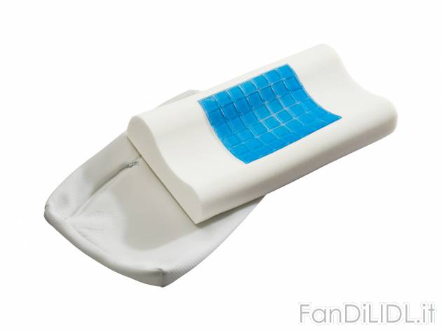 Cuscino cervicale viscoelastico Oeko-tex, prezzo 14.99 € 
50 x 30 cm 
- Inserto ...