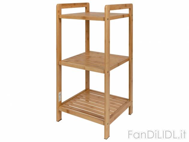 Scaffale o stander portasciugamani in bambù Livarno Living, prezzo 14.99 € 
- ...