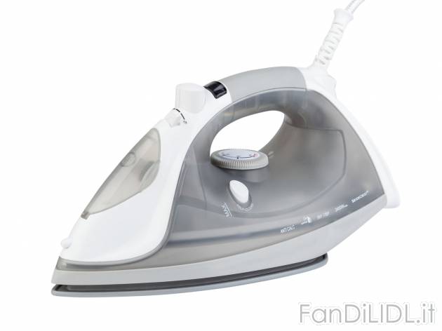 Ferro da stiro a vapore Silvercrest, prezzo 14.99 € 
- Rivestimento in ceramica ...
