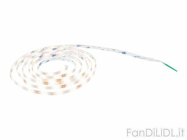 Striscia LED Tuv-sud-gs, prezzo 6.49 € 
3 m 
- Accorciabile a piacere e autoadesiva
- ...