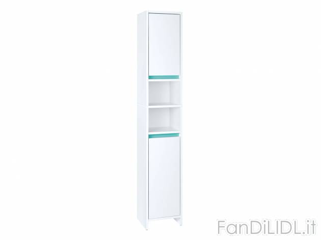 Armadietto a colonna da bagno Livarno, prezzo 44.00 &#8364; 
- Con pannelli ...