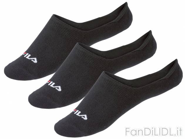 Salvapiedi da donna Fila, prezzo 6.99 &#8364; 
3 paia - Misure: 35-42
Taglie ...