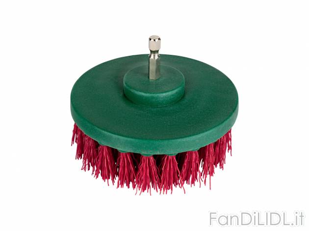 Set spazzole e dischi per lucidatura Parkside, prezzo 7.99 € 
- Piatto a strappo ...